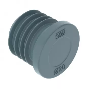OBO Bettermann 2003737 Sealing Plug M25, Polyamide, Light Grey, 25 pcs