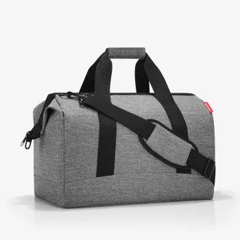 Reisenthel Allrounder L Unisex Doctor's Bag with Zipper, Grey Monochromatic Polyester (MT7052)