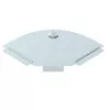 OBO Bettermann RBD 90 100 FS Cover for 90° Bend, 100 mm, Strip Galvanised (6036900)