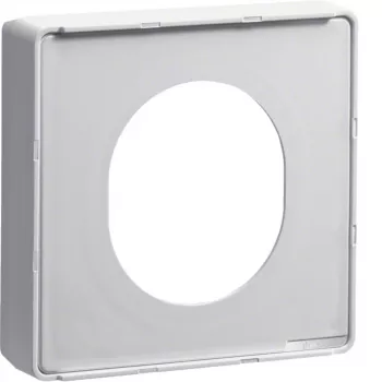 HAGER G33759016 Cover Plate for CEE Socket, DA200 System, Pure White