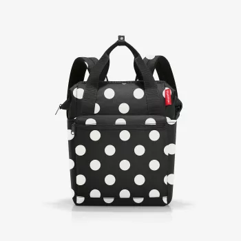 reisenthel allrounder R Backpack Polyester Black/White 12 L (JR7073)