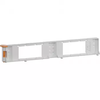 Hager BKGGT60 Device Carrier for BKG/BKB Trunking, 45 mm, 60 mm Height, Galvanized Steel