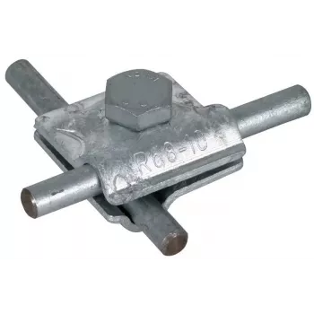 DEHN Multi-Purpose Connection Clamp 390050, Round 8-10 mm, Hot-Dip Galvanized Steel