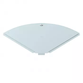 OBO BETTERMANN RBD 90 300 DD Cover for 90° Bend, 300mm Width, Steel, Strip Galvanized 6036956