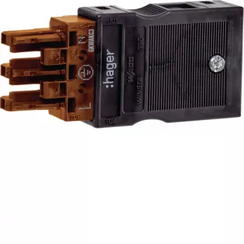Hager Input Socket Wago Winsta GKWAKC3 Code S 3-pole (GKWAKC3)