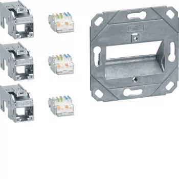 Hager Teha GMKSRJ45C6A3 Cat.6A Shielded RJ45 Connection Module