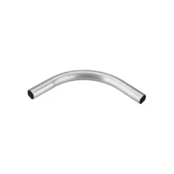 FRAENKISCHE ROHRWERKE Aluminium-Steckbogen ABS-E 63 (20960063) - 90° Conduit Bend, Push-fit, 63 mm