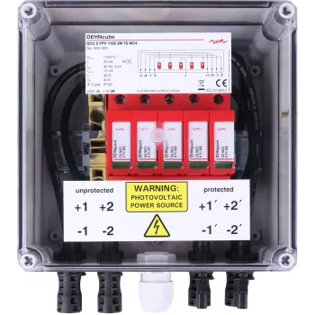 DEHN Generator Connection Box Type 2 IP65 2 MPPT 1 String per MPPT up to 1100 V DC (900924)
