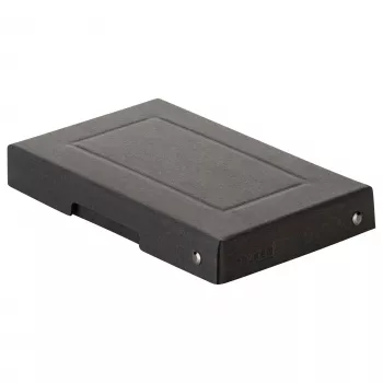 FALKEN PURE Index Card Box A6 Landscape, 310 Cards, Black 22001728000F