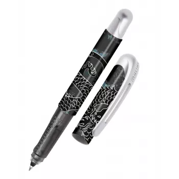 ONLINE Schreibergeräte College Rollerball Pen Black Dragon 0.7 mm Blue Ink 12664/3D