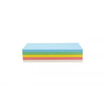 MAGNETOPLAN HOLTZ Self-Adhesive Rectangular Moderation Cards, Assorted Colours (Pink, Green, Yellow, White, Blue), 200 Cards 111151590