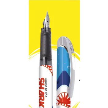 ONLINE College Shark Fountain Pen Medium Nib Multicolour Shark Design (12641/3D)