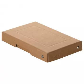 FALKEN PURE Storage Box 310 Sheets Natural Brown 12.0 x 18.5 x 2.5 cm, 1 pc 22001824000F