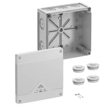 Spelsberg Abox Pro 160-L Junction Box, IP66/IP67/IP69, Grey, 160x160x91mm 41640001