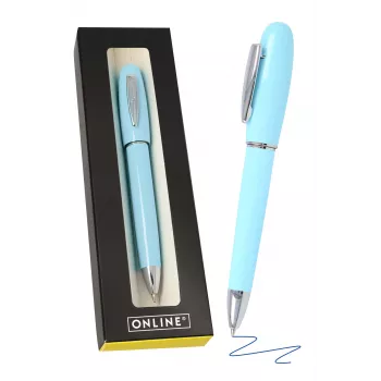 ONLINE Schreibergeräte Highway Ballpoint Pen - Highway Blue, Black Ink 38191/3D