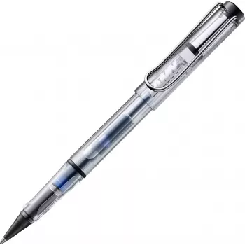 LAMY Safari Rollerball Pen Vista Transparent with T10 Ink Cartridge 1240198