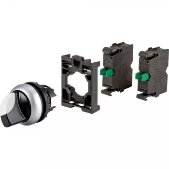 Eaton M22 Key-Operated Selector Switch, 2 Positions, Maintained, 2 NO Contacts, Black 110922