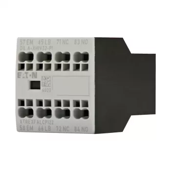 EATON DILA-XHIV22-PI Auxiliary Contact Block, 4-pole, 2NO+2NC, 16 A, Side Mounting 199322
