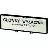 Eaton ZFS71-T0 Legend Plate Holder, 30x30 mm, Black, RMQ-Titan 205540