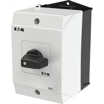 Eaton T0-3-8228/I1 3-Pole ON-OFF Switch 20A 690V AC, Black Handle/White Front 207125