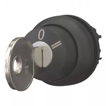Eaton M22S-WRS3 Key-Operated Selector Switch, 3-Position, Maintained, Black 216901