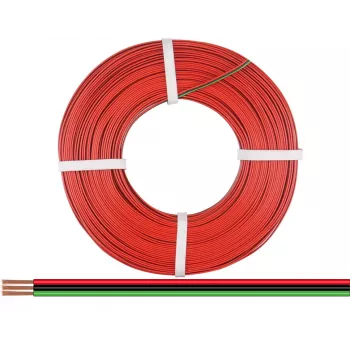 Donau Elektronik 318-014-50 Stranded Wire 3 x 0.14 mm² Red, Green, Black 50 m