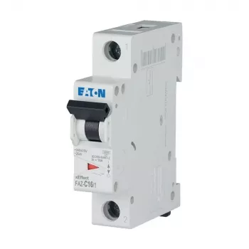 Eaton FAZ-C16/1 Miniature Circuit Breaker (MCB), 1-Pole, 16 A, C Characteristic 278561