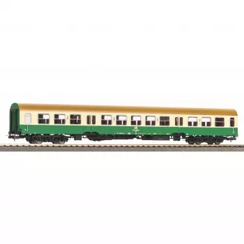PIKO 28004 H0 Halberstadt Central Entry Coach Beige-Green 2nd Class DR