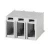 Eaton 260038 Terminal Cover for NZM2 3-Pole Circuit Breakers, BG2 Frame, Grey