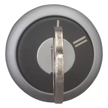 Eaton M22-WRS-X95 Key-Operated Selector Switch Actuator, 3-Position, Maintained, Black Plastic Front Ring, X95 Key 228026