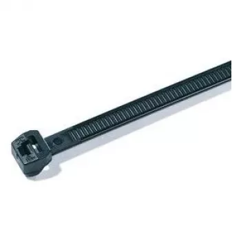 HellermannTyton OS-Series Externally Serrated Cable Tie 200 x 3.4 mm Black 100 pcs T30LOS-HS-BK-C1 118-04900