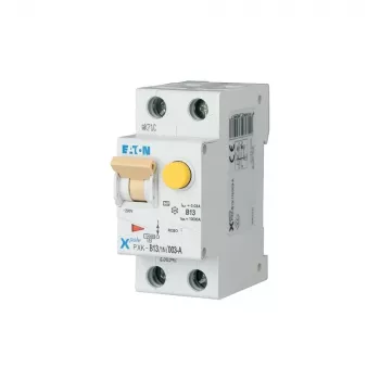 Eaton PXK-B13/1N/003-A RCBO, 13 A, 30 mA, 1P+N, B Curve, 10 kA, 230 V AC, DIN Rail, 2 Modules 236947