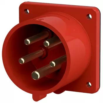 MENNEKES Panel Mounted Plug TA 16A 5p 6h 400V IP44 1408