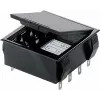 Bopla Battery Holder for 4 AA (Mignon) Cells with 9V Block Solder Connection, 65 x 65 x 21.5 mm, Black 46600000