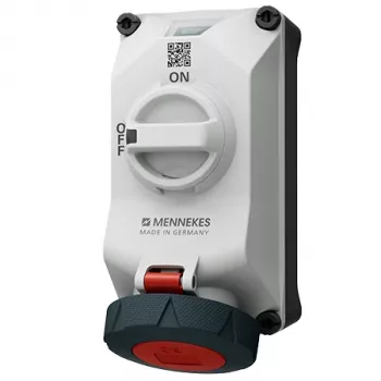 MENNEKES DUOi 32A 5P 6h 400V IP69 Wall-Mounted Receptacle 5614506G