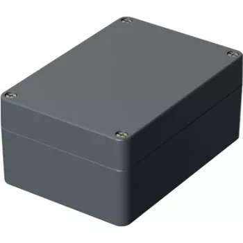 BOPLA A 126 01126000.MT1 Universal Enclosure, Aluminium, 200 x 140 x 91 mm, Silver-Grey (RAL 7001)