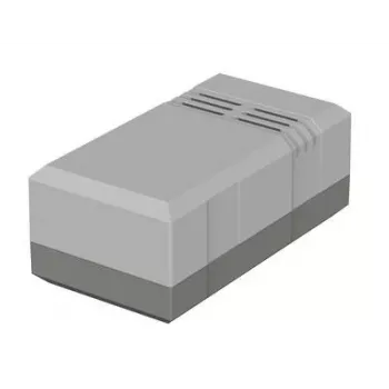Bopla ELEGANT EG 1040 L Desktop Enclosure, Polystyrene, Light Grey (RAL 7035), 100 x 54 x 40 mm 32104010