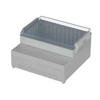 Bopla RCP 3500 Control Enclosure 296 x 281 x 158 mm ABS/Polycarbonate Light Grey 41350109