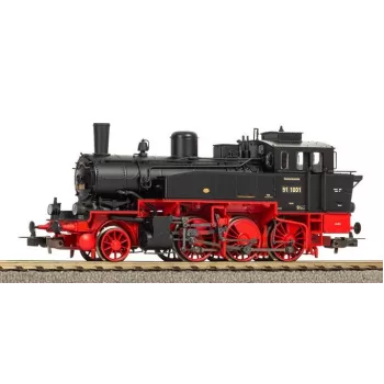 PIKO 50744 H0 Sound Steam Locomotive BR 91 DRG II with Integrated PIKO Sound Decoder