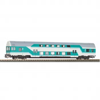 PIKO 53109 H0 Double-Deck Control Car DBmq 776 Mint Green DR Era IV