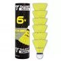 TALBOT TORRO Tech 350 Nylon Badminton Shuttlecock, Medium Speed, Yellow/Blue 479103