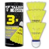 TALBOT torro Tech 350 Nylon Badminton Shuttlecock, Medium Speed, Yellow/Blue, 1 Piece 479113