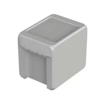 BOPLA Bocube Wall-Mount Enclosure, Polycarbonate, Light Grey RAL 7035, 80 x 113 x 90 mm 96012135