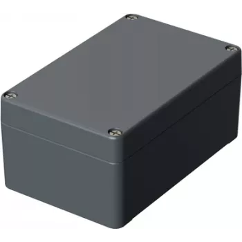 BOPLA Universal Enclosure Aluminium Silver Grey (RAL 7001) 125 x 80 x 57 A 110 01110000.MT1