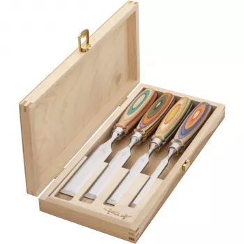 Kirschen WINAC Firmer Chisel Set in Wooden Box