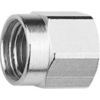 TELEGÄRTNER SMA Protective Cap, Gold, Screw-On, Brass, for Male SMA Connectors H00040A0001