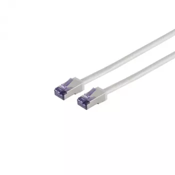 S CONN MAXIMUM CONNECTIVITY Cat. 6A Flex S/FTP Patch Cable, 0.5 m, Grey 08-28010