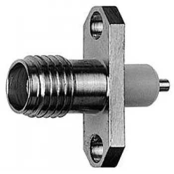 Telegärtner SMA Bulkhead Jack with Flange Z28, Gold (Standard) - 5 Pieces (J01151A0631)
