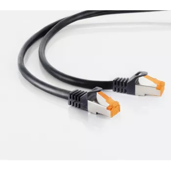 S CONN MAXIMUM CONNECTIVITY Cat.6A S/FTP Outdoor Patch Cable, 3m, Black 08-26045