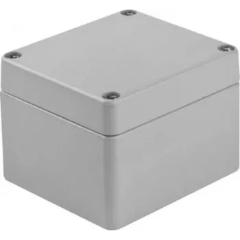 BOPLA Universal Enclosure Aluminium Silver Grey (RAL 7001) 75 x 80 x 57 A 105 01105000.MT1
